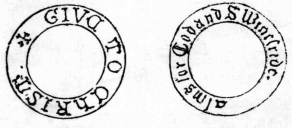 Offetory Plate Inscriptions